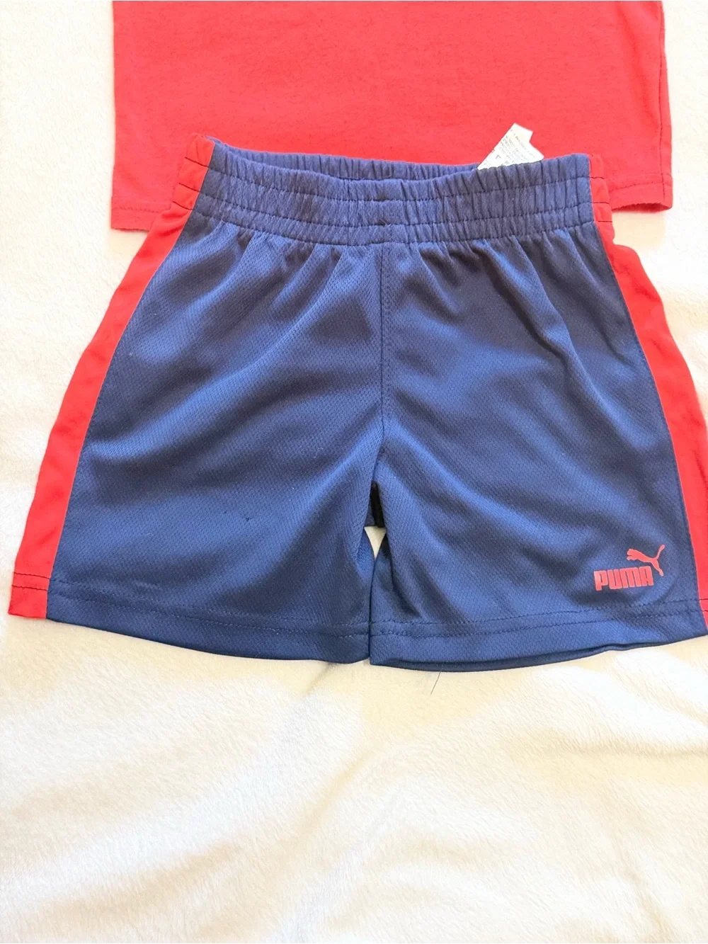 Puma Red and Navy Kids Matching Set - Picture 4 of 7